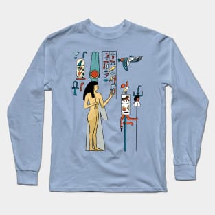 Egyptian Art form the Great Temple Long Sleeve T-Shirt